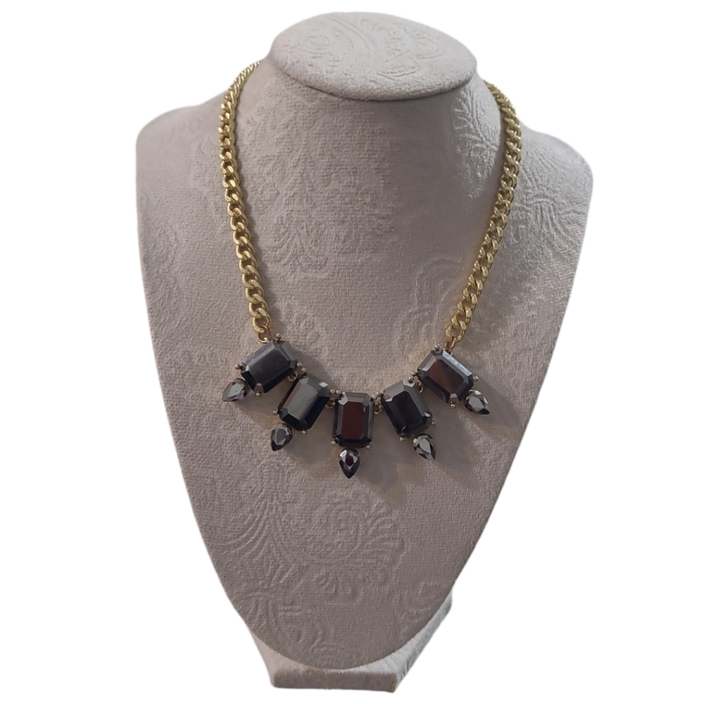 Jessica Simpson Gold Tone Statement Necklace